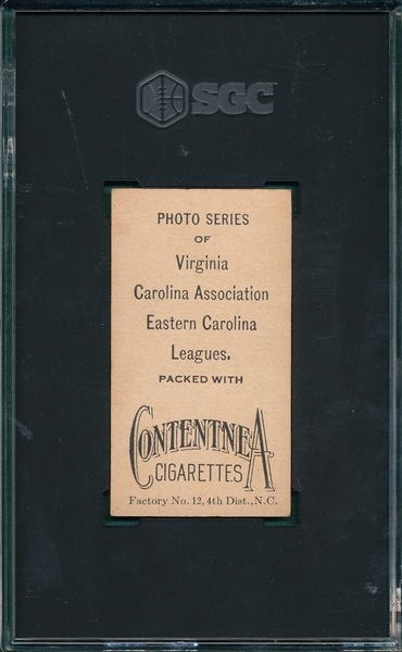 1910 T209 Loval Contentnea Cigarettes SGC 4.5 *Photo Series* *Only One Higher*