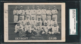 1907-09 H. M. Taylor PC Detroit Club W/ Crawford & Cobb