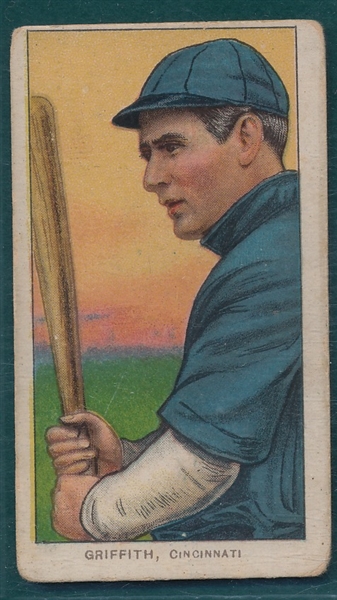 1909-1911 T206 Griffith, Batting, Piedmont Cigarettes