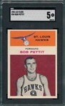 1961 Fleer Basketball #34 Bob Pettit SGC 5