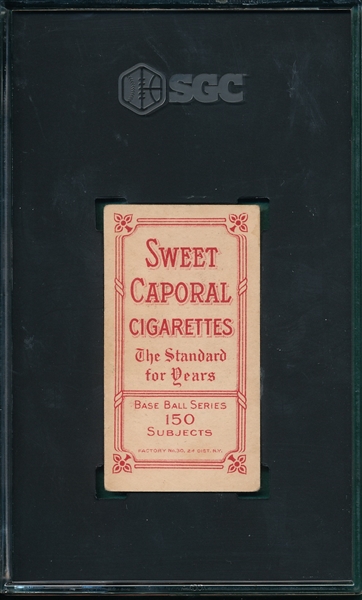 1909-1911 T206 Chesboro, Portrait, Sweet Caporal Cigarettes SGC 4