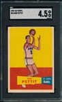 1957 Topps Basketball #24 Bob Pettit SGC 4.5 *Rookie*