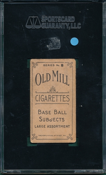 1910 T210-8 Anderson Old Mill Cigarettes SGC 30