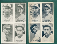 1934/35 Exhibits 4 In 1, St. Louis Browns, Lot of (2) 