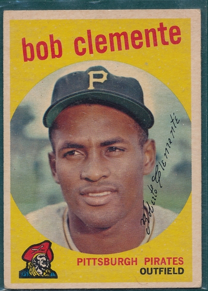 1959 Topps #478 Bob Clemente