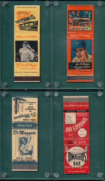 Matchbooks Lot of (23) W/ Joe DiMaggio