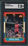 1986 Fleer Basketball #57 Michael Jordan SGC 7.5 *Rookie*