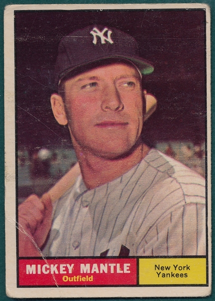 1961 Topps #300 Mickey Mantle 