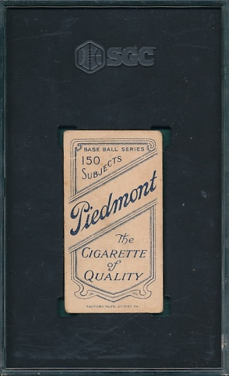 1909-1911 T206 Willis, Portrait, Piedmont Cigarettes SGC 2.5 