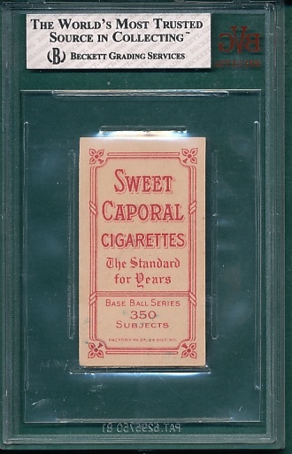 1909-1911 T206 Cravath Sweet Caporal Cigarettes BVG 5.5 *Factory 30*