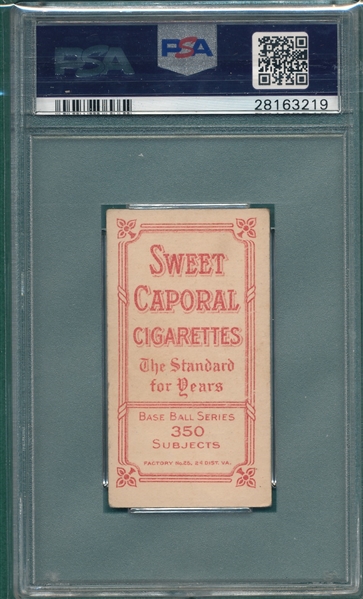1909-1911 T206 Schreck Sweet Caporal Cigarettes PSA 4 *Factory 25*