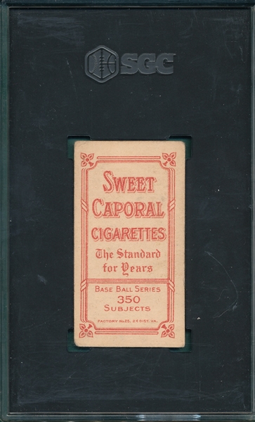 1909-1911 T206 Spade Sweet Caporal Cigarettes SGC 3 *Factory 25*