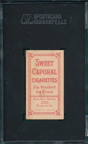 1909-1911 T206 Hinchman, Bill, Sweet Caporal Cigarettes SGC 4