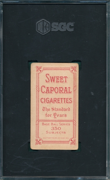 1909-1911 T206 Chase, Pink Portrait, Sweet Caporal Cigarettes SGC 3