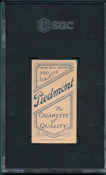 1909-1911 T206 Myers, Batting, Piedmont Cigarettes SGC 4.5