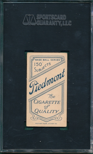 1909-1911 T206 Ritchey Piedmont Cigarettes SGC 60