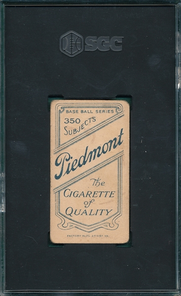 1909-1911 T206 Livingstone Piedmont Cigarettes SGC 3