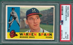1960 Topps #445 Warren Spahn PSA 6