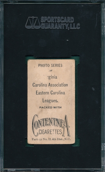 1910 T209 Prim Contentnea Cigarettes SGC 10 *Photo Series* 