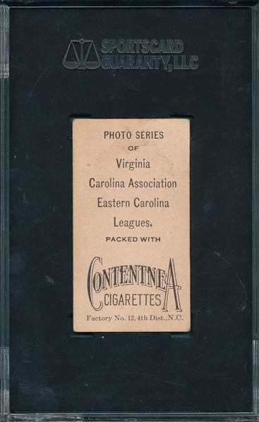1910 T209 Martin Contentnea Cigarettes SGC 40 *Photo Series* 