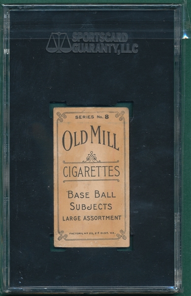 1910 T210-8 Pepe Old Mill Cigarettes SGC 20