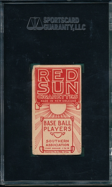 1910 T211 Anderson Red Sun Cigarettes SGC 20