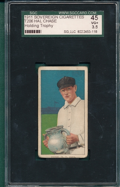 1909-1911 T206 Chase, Trophy, Sovereign Cigarettes SGC 45 *460 Series*