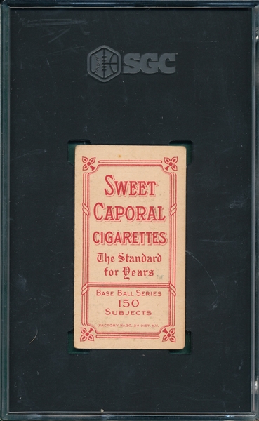 1909-1911 T206 Spade Sweet Caporal Cigarettes SGC 4