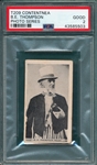 1910 T209 B. E. Thompson Contentnea Cigarettes PSA 2 *Photo Series* *Uncle Sam*