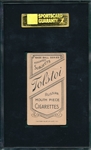 1909-1911 T206 McQuillan, Batting, Tolstoi Cigarettes SGC 50