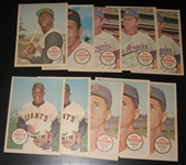 1967 Topps Pin Ups Lot of (29) W/ Clemente & Mays 