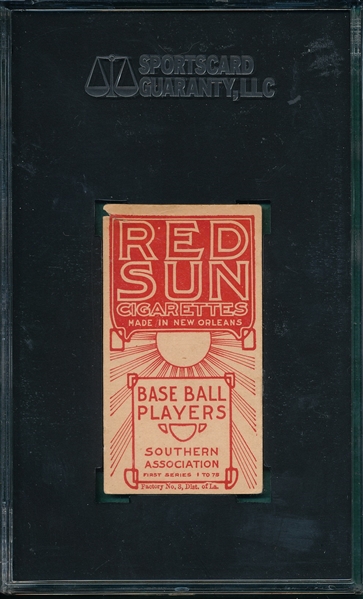 1910 T211 Flood Red Sun Cigarettes SGC 10