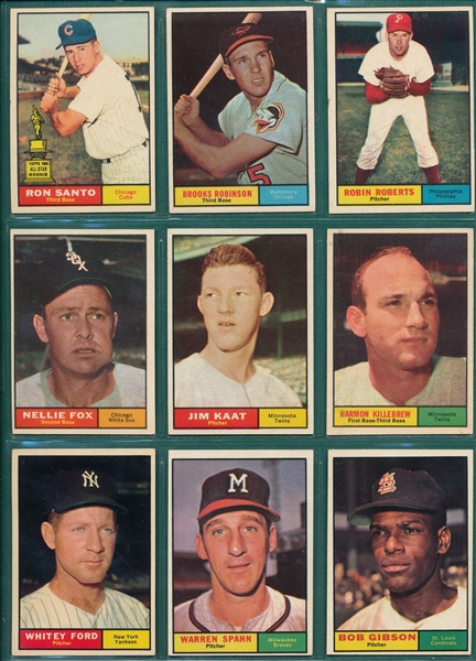 1961 Topps Baseball Partial Set (464/587) 