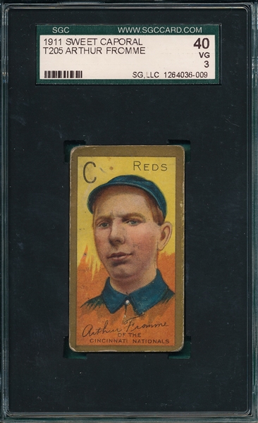 1911 T205 Fromme Sweet Caporal Cigarettes SGC 40