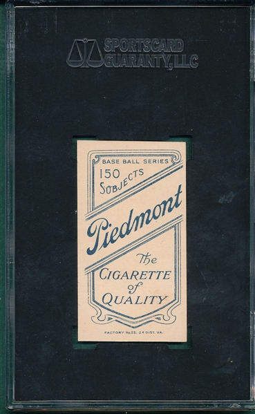 1909-1911 T206 Conroy, Fielding, Piedmont Cigarettes SGC 84