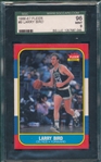 1986 Fleer Basketball #9 Larry Bird SGC 96 *Mint*