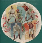 1889 A35 Goodwin Baseball Round Album Cover with Ewing, Keefe, Ward & Welch