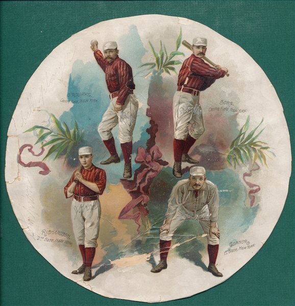 1889 A35 Goodwin Baseball Round Album Cover W/ Connor & O'Rourke