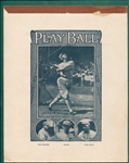 1910s "Play Ball" Notebook W/ Joe Jackson