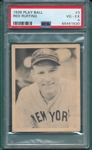 1939 Play Ball #3 Red Ruffing PSA 4