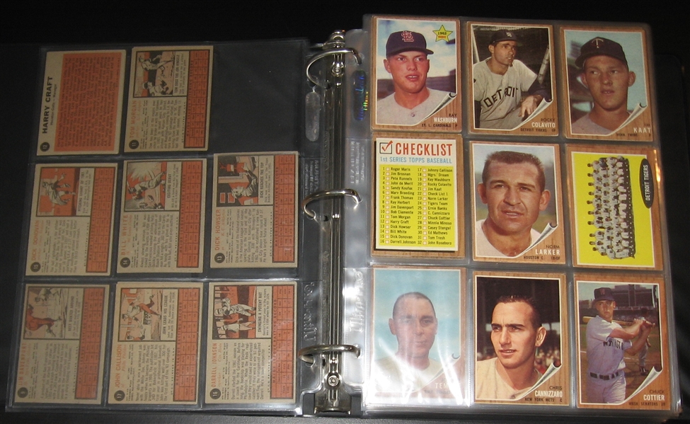 1962 Topps Baseball Complete Set (598) 