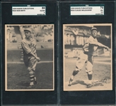 1929 R316 Bob Smith & Willoughby Kashin Publications, Lot of (2) SGC 