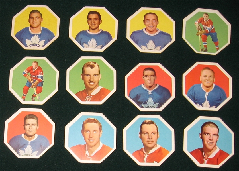 1961-62 York Peanut Butter Hockey Complete set (42)