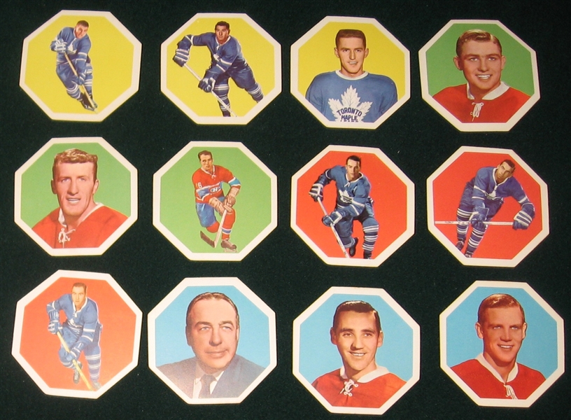 1961-62 York Peanut Butter Hockey Complete set (42)
