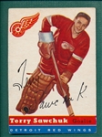 1954 Topps Hockey #58 Terry Sawchuk, Rookie