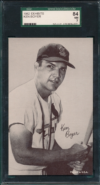 1947-66 Exhibits Ken Boyer SGC 84