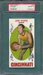 1969 Topps Basketball #66 Jim King PSA 8