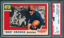 1955 Topps All American Football #27 Red Grange PSA 6
