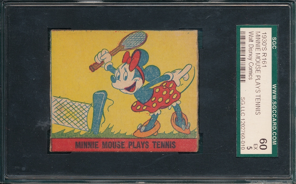 1930s R161 Minne Mouse Plays Tennis, Walt Disney Comics, SGC 60