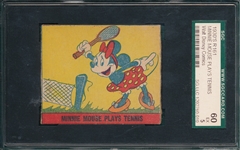 1930s R161 Minne Mouse Plays Tennis, Walt Disney Comics, SGC 60